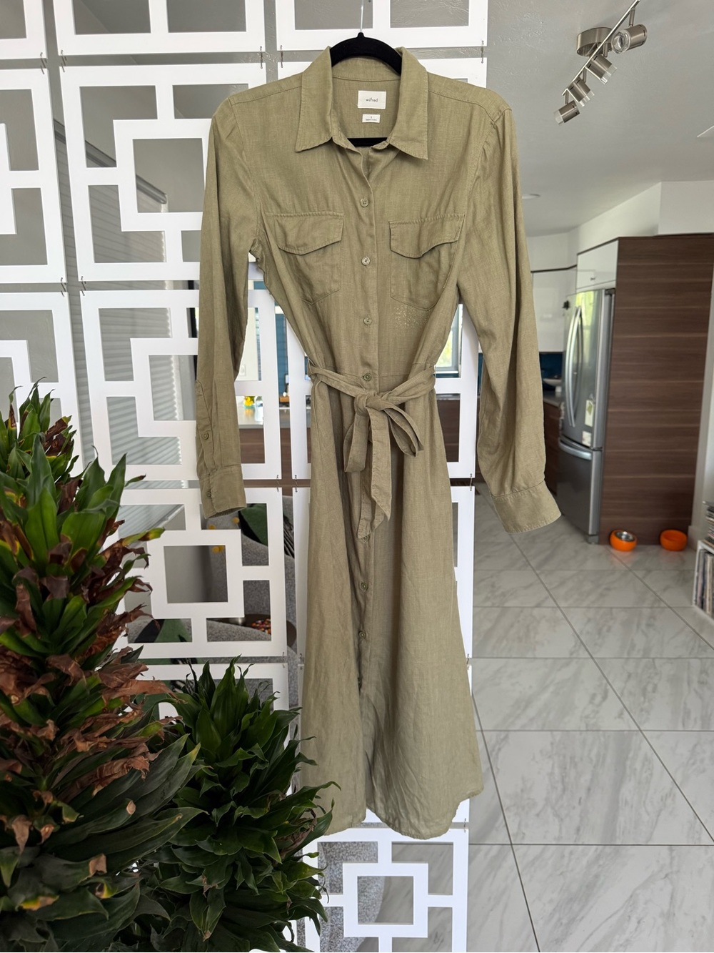Aritzia Wilfred Finlay Linen Dress